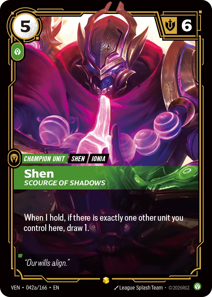 Shen, Scourge of Shadows (Alternate Art)