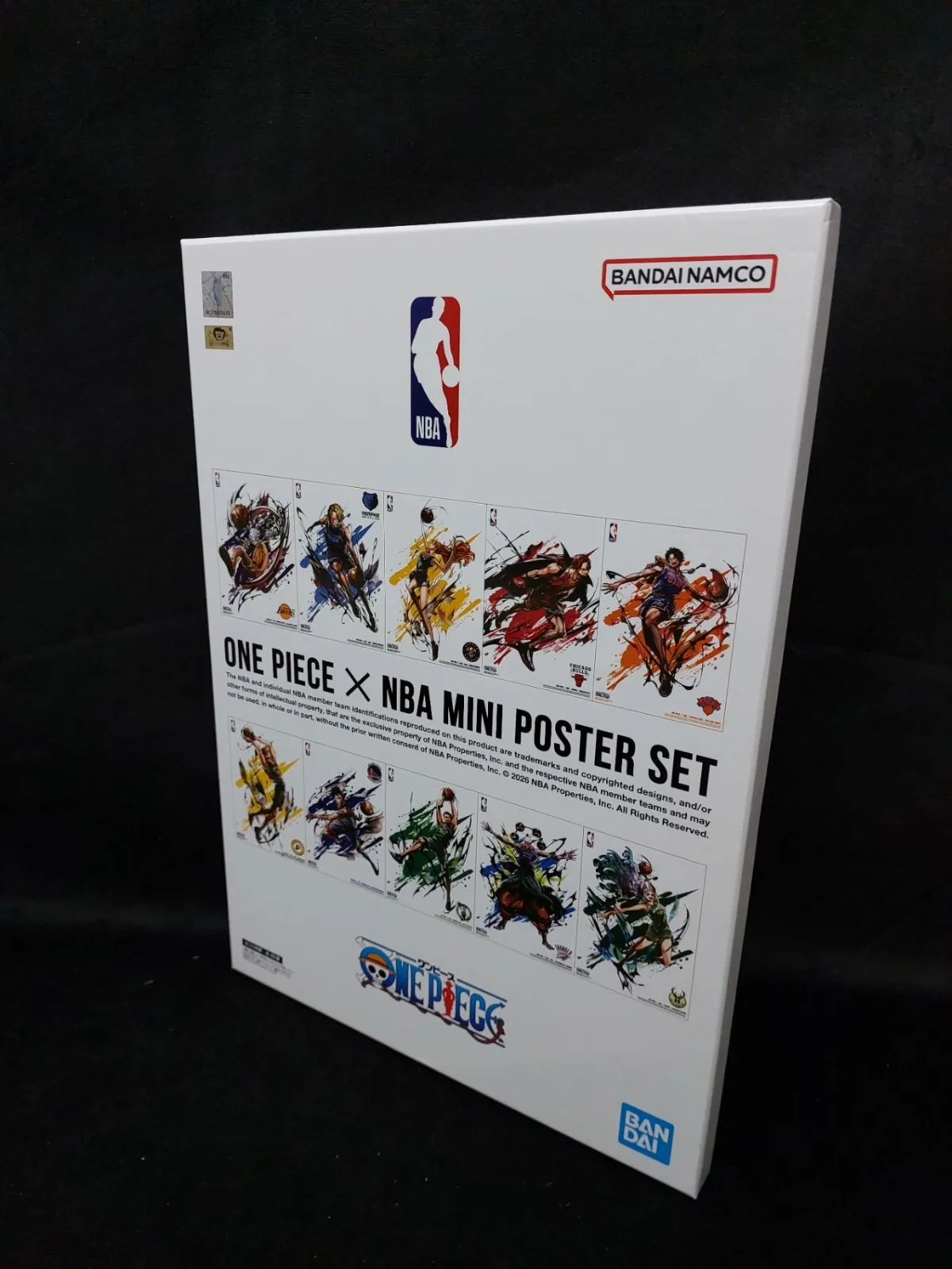 ONE PIECE x NBA Mini Poster Set [B4 Size] (10 Sheets)
