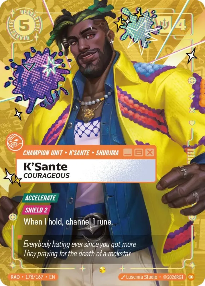 K'Sante, Courageous
