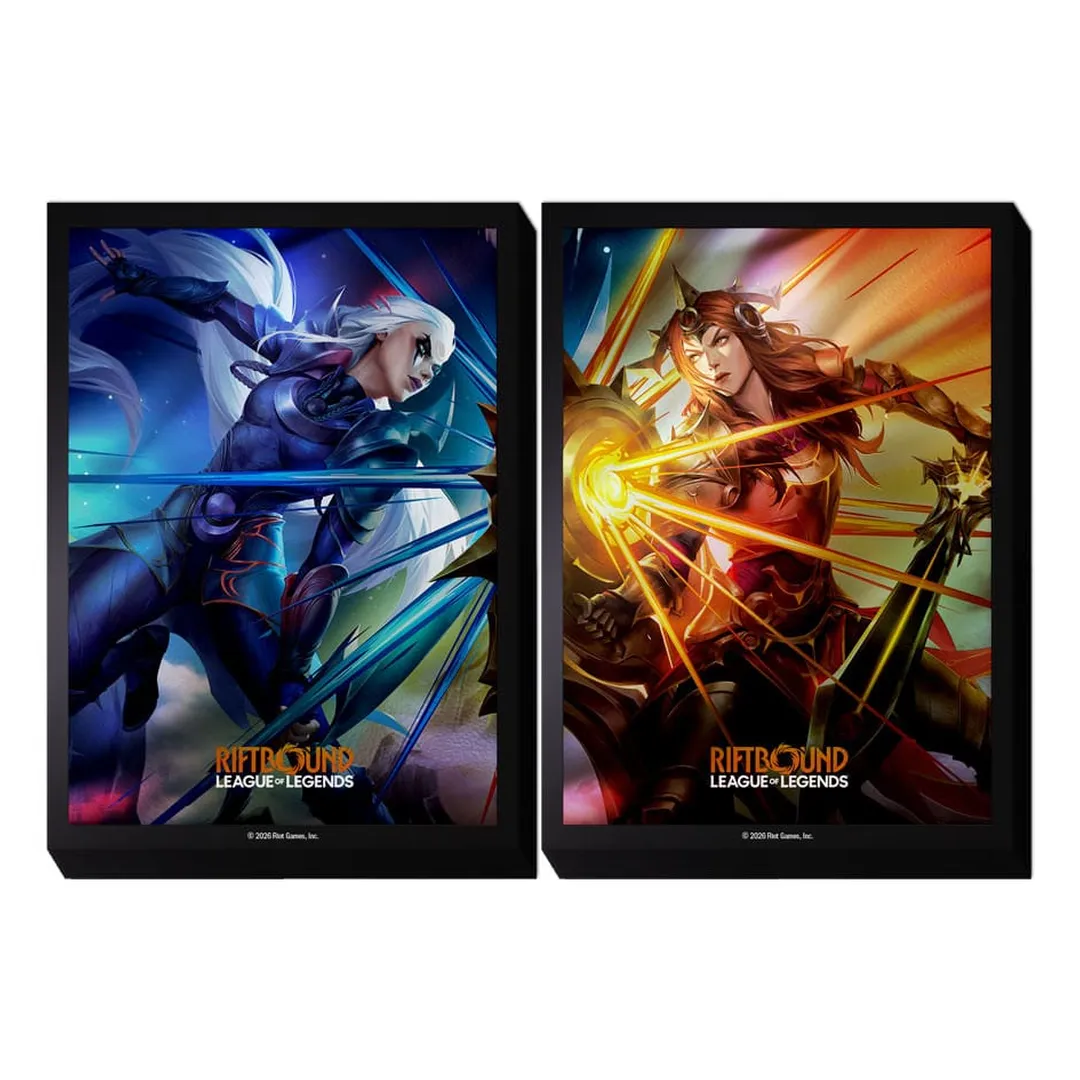 Riftbound Vendetta: Sleeves - Diana vs Leona (100 Sleeves)