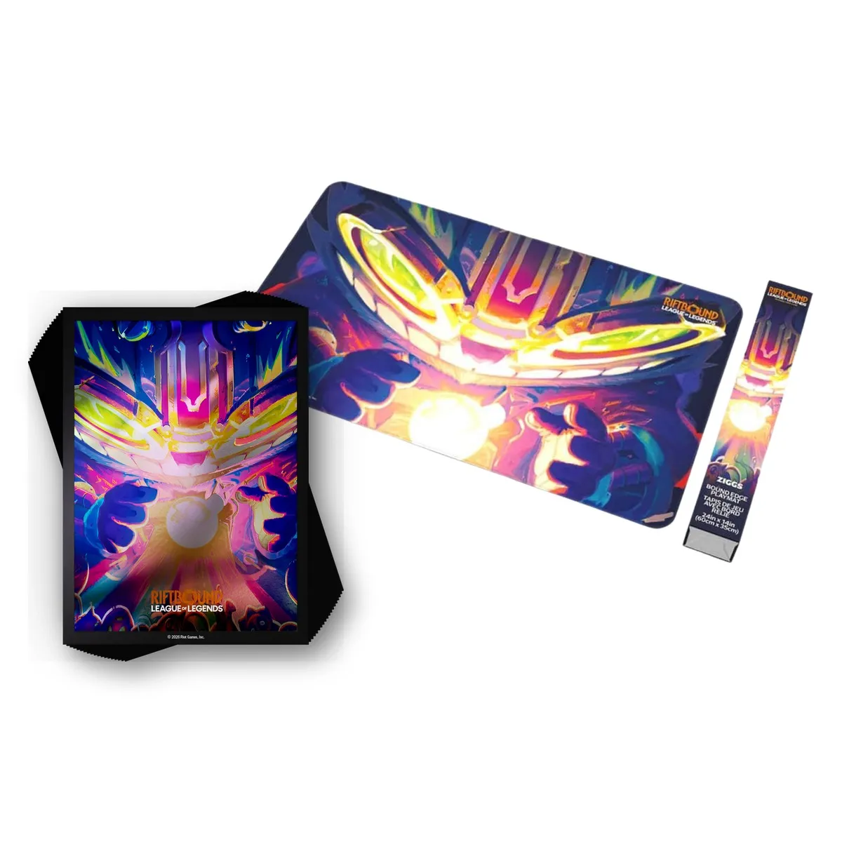Riftbound Radiance: Playmat + Sleeves Set - Ziggs