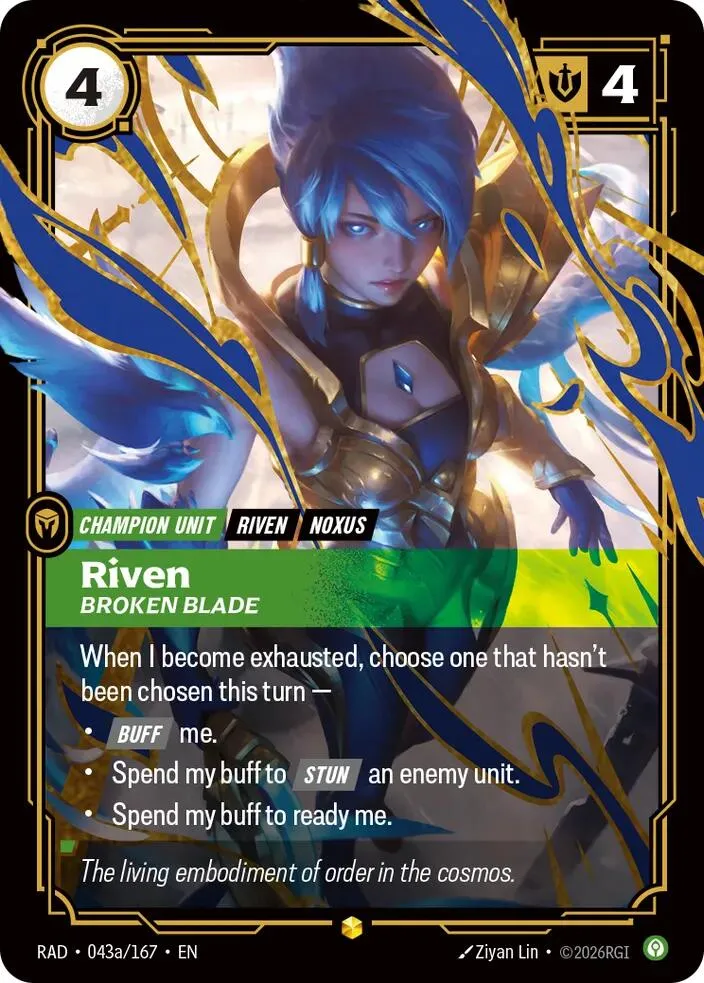 Riven, Broken Blade