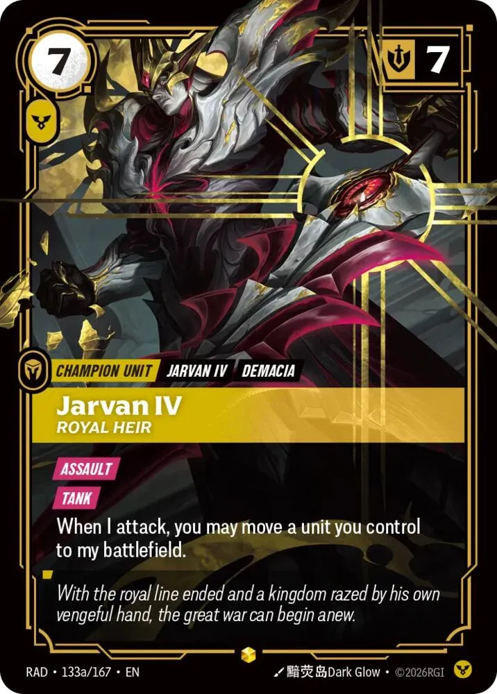 Jarvan IV, Royal Heir