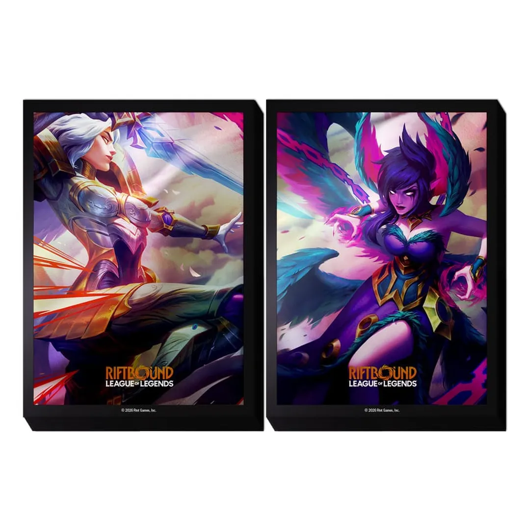 Riftbound Vendetta: Sleeves - Kayle vs Morgana (100 Sleeves)
